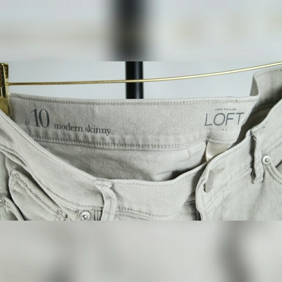 LOFT Grey Modern Skinny Jean - Picture 3 of 4